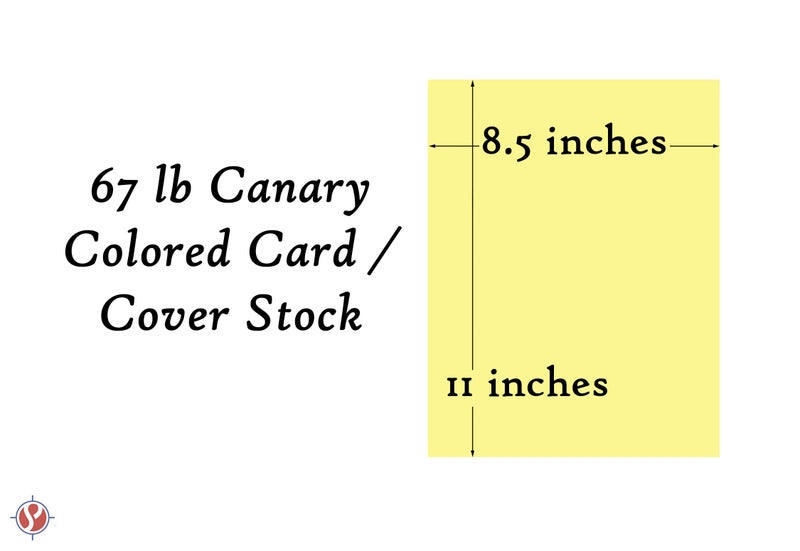 S Superfine Printing Canary Pastel Color Card Stock Paper, 67lb Cover Medium Weight Cardstock, for Arts & Crafts, Coloring, Announcements, Stationary Printing at School, Office, Home | 8.5 x 11 | 50 Sheets Per Pack - Image 5